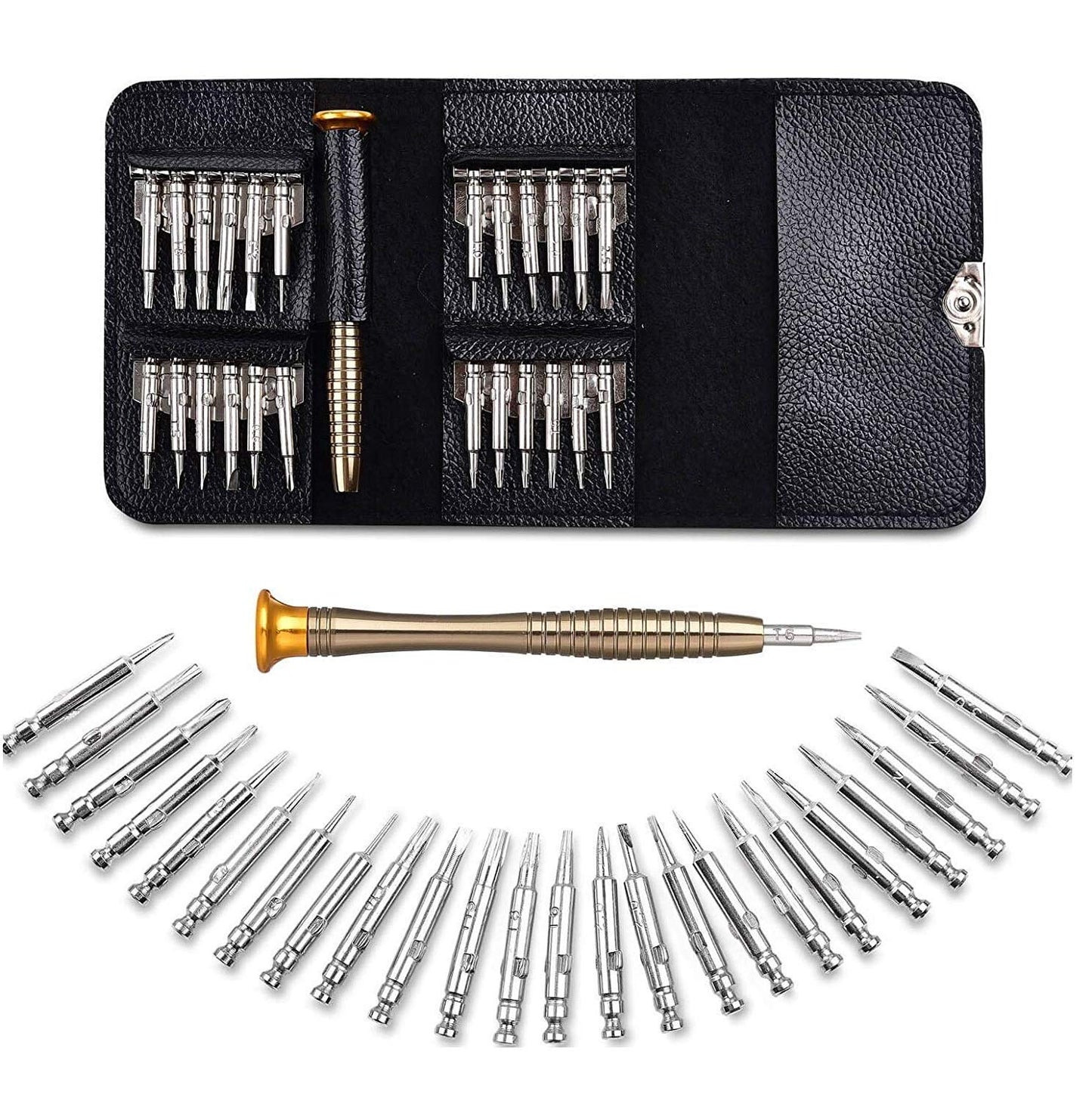 25 In 1 Screwdriver Set Multi Pocket Repair Tool Kit - 24PCTK-N2