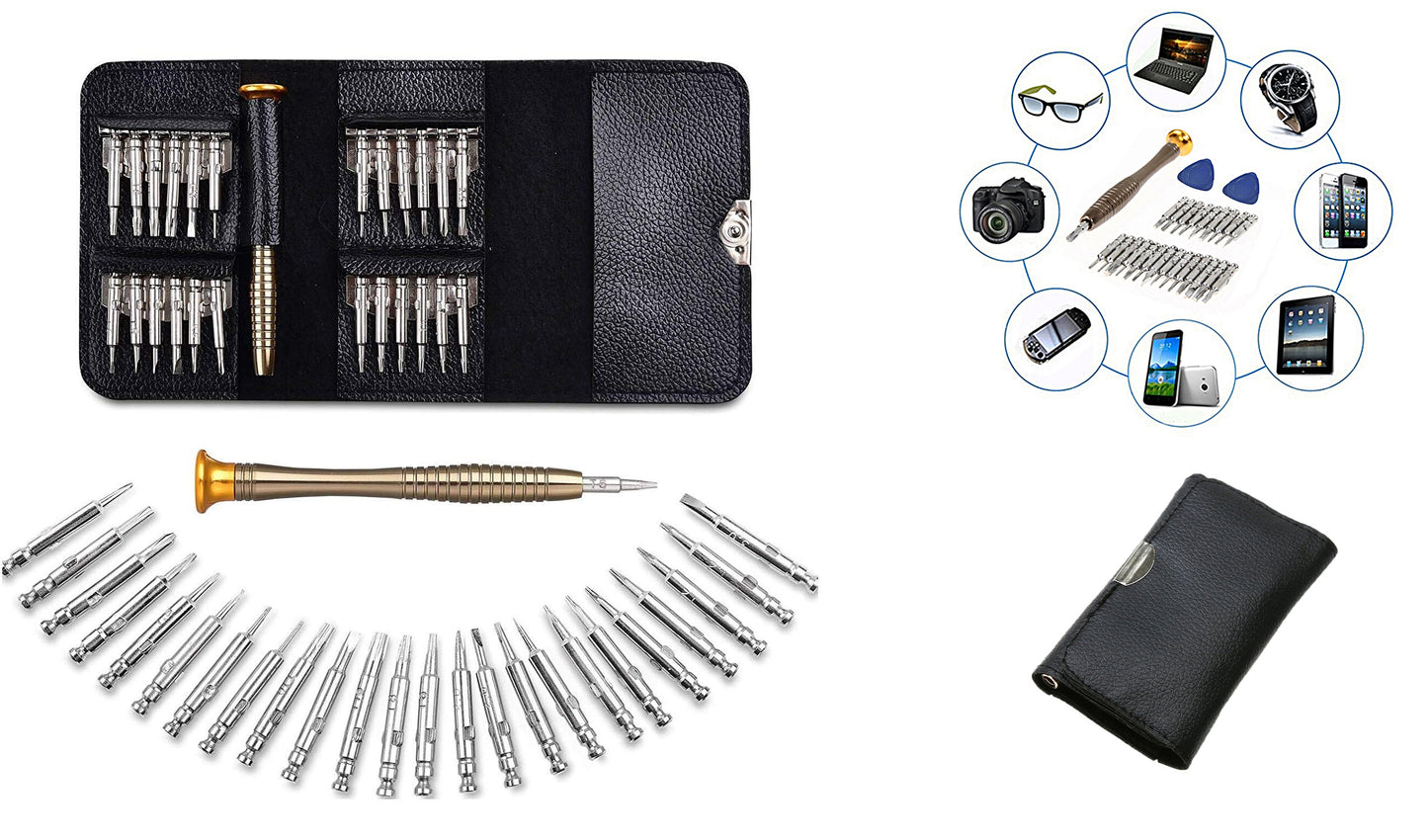 25 In 1 Screwdriver Set Multi Pocket Repair Tool Kit - 24PCTK-N2