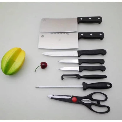 7 Piece Stainless Steel Kitchen Knife Set Knives Set with Knife Scissor - HKNIFE-01