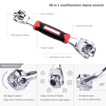 10mm Powerful Electric Drill Machine with 13Pcs Drill Bit Set and 48in1 Wrench Spanner Set (Copy)