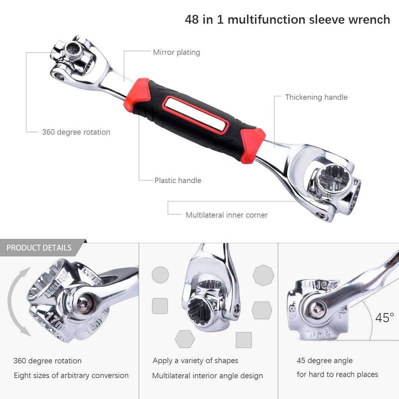 Shopper52 10mm Powerful Electric Drill Machine with 9 Pcs Drill Bit Set and 48 in 1 Wrench-DRL9PCB48in1(Copy)