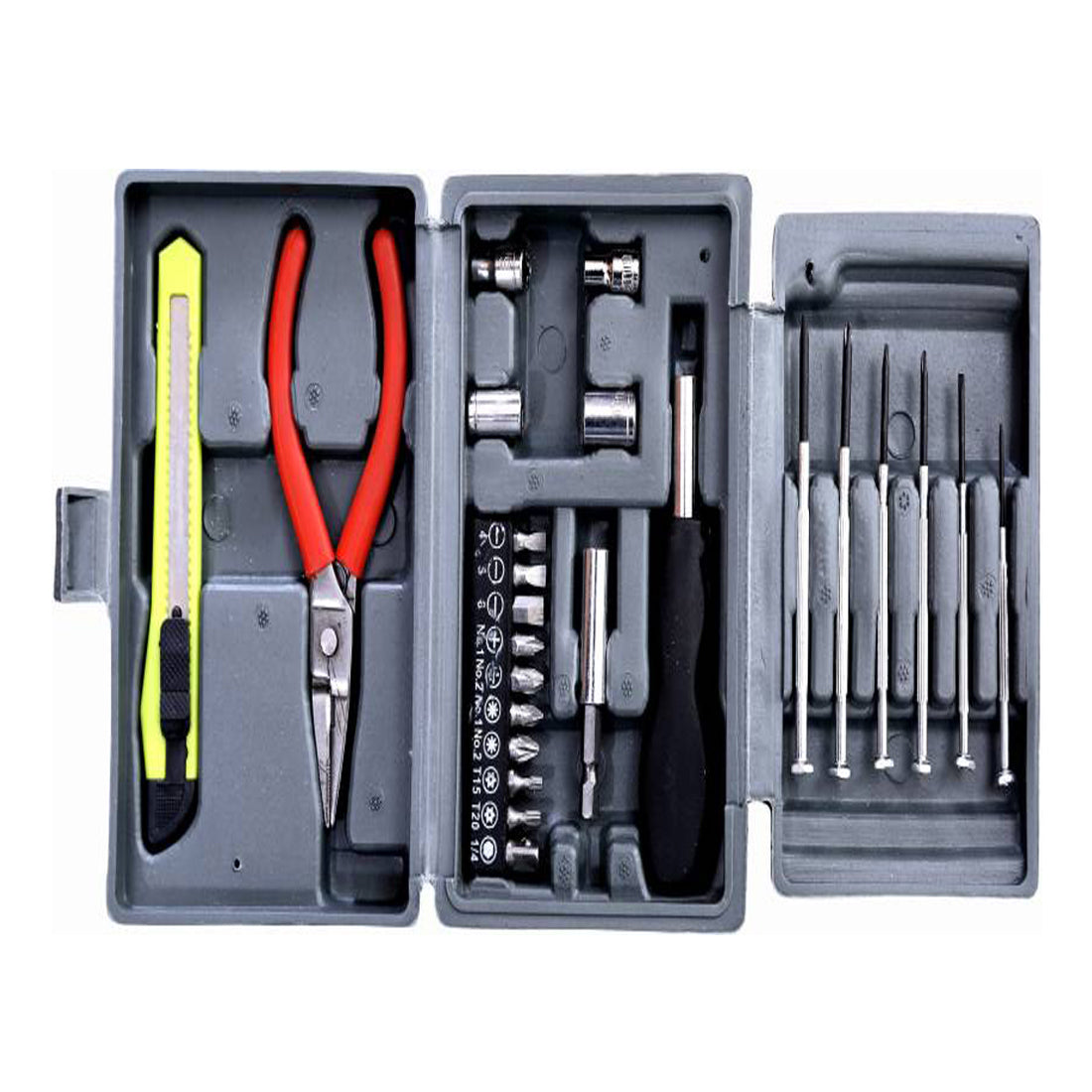 10mm Powerful Electric Drill Machine with 13 Pcs Drill Bit Set and Home Toolkit-DRL13PHOBY