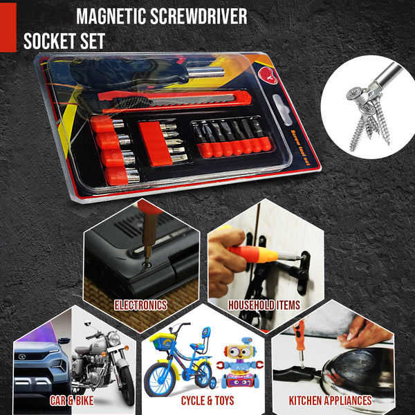 Screwdriver Socket Tool Kit Set, Wrench Magnetic Set -TOOL-223