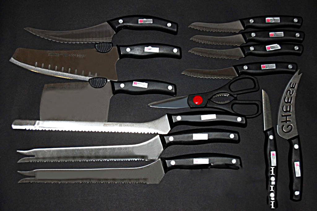 13 Piece Stainless Steel Knife Set Chef's Knife Kitchen Starter Knives Set