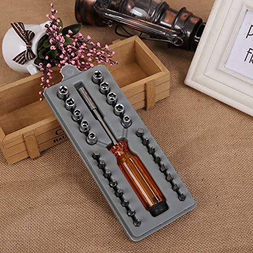 Heavy Duty Multipurpose Steel Alloy 28 Pieces Screwdriver Bit Set Combination Socket Set  - 28PCTK