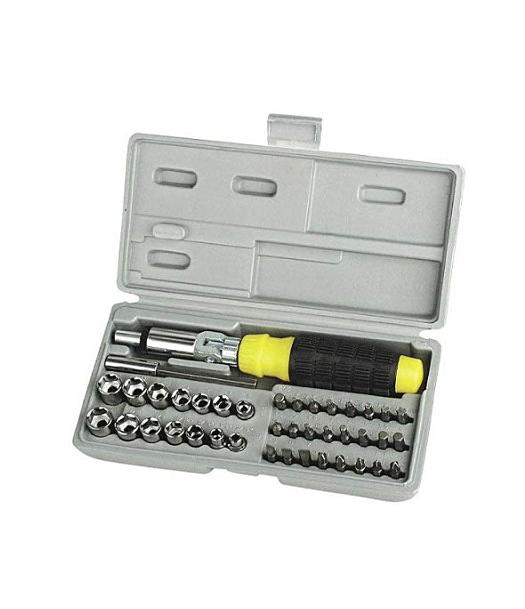 Buy Powerful Drill Machine + 41 Pcs Tool Kit Screwdriver + Snap N Grip Wrench - DRL41SNP