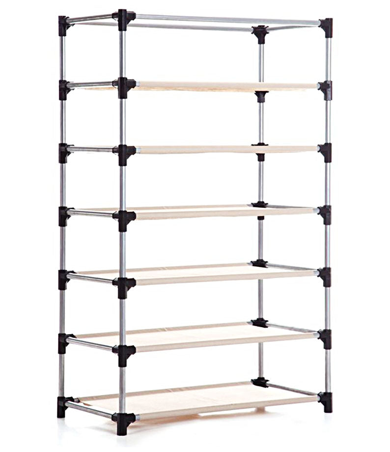 6 Layer Storage Cum Shoe Rack with Wardrobe Cover Shoe Rack - 6LYRACK