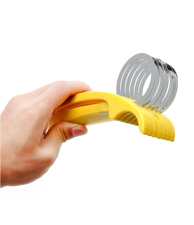 Bananza Stainless Steel Banana Slicer, Silver - BANCUT-N1