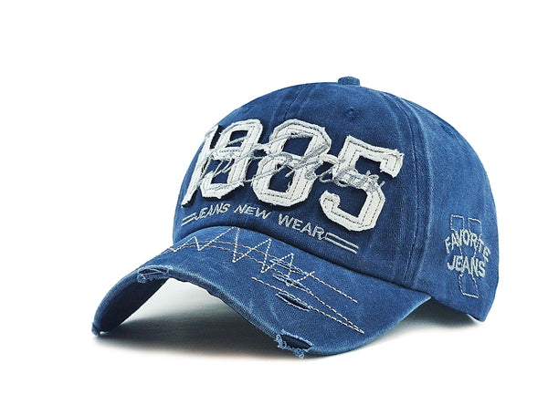 Men Boys Stylish Baseball Denim Jeans Cap Boys Caps - CAP-1985-NV