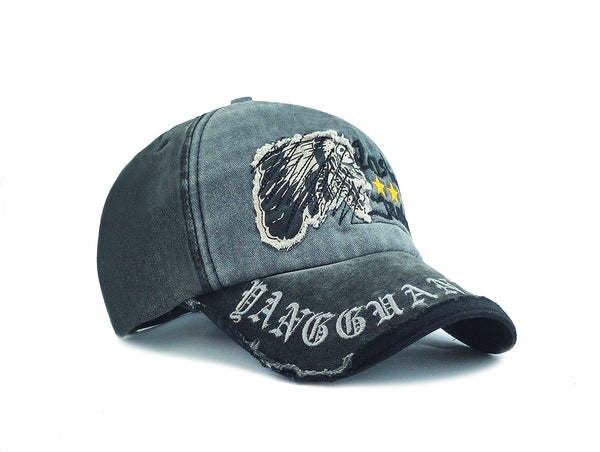 Men Boys Stylish Baseball Denim Jeans Cap Boys Caps - CAP-FASHION-BK