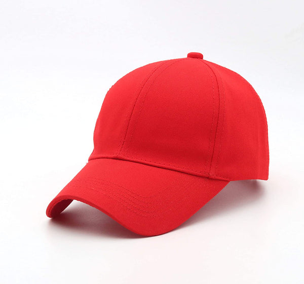 Men Boys Stylish Baseball Adjustable Cap - CAP-RD