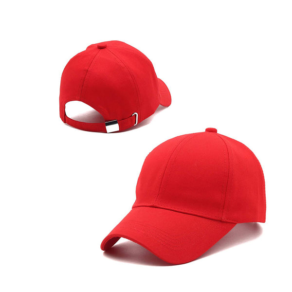 Men Boys Stylish Fancy Baseball Adjustable Cap (Pack of 2) - CAP-YL-RD