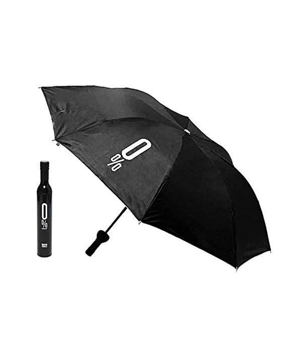 Folding Portable Fold Wine Bottle Umbrella with Plastic Case for Women and Kids