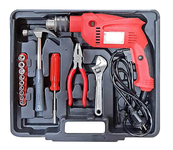 Premium Quality 13mm Electric Drill Machine with 101Pcs Tool Kit - DRLTOOLSET2