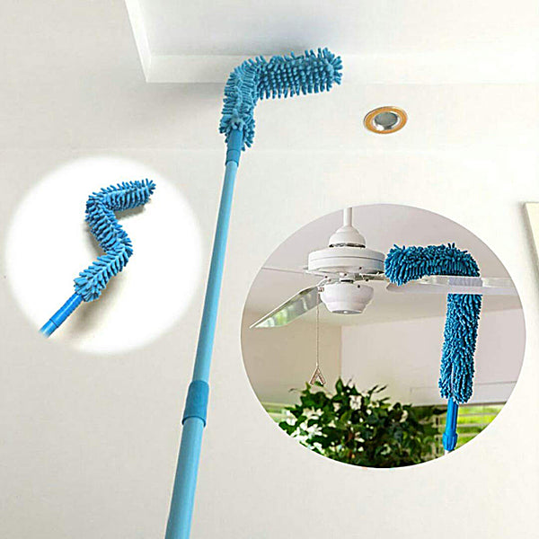 Flexible Fan Cleaning Duster for Multi-Purpose Cleaning of Home, Kitchen, Car, Office with Long Rod - DUSTROD