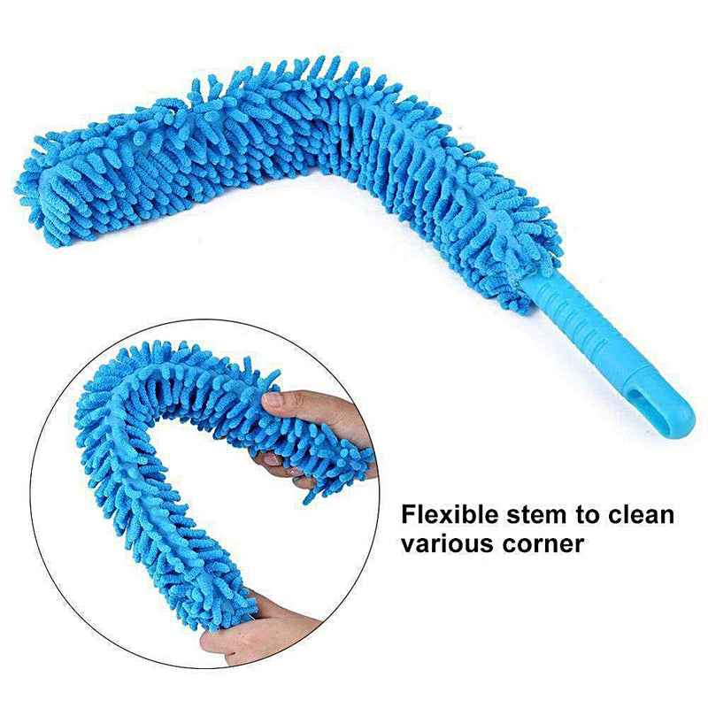 Flexible Fan Cleaning Duster for Multi-Purpose Cleaning of Home, Kitchen, Car, Office with Long Rod - DUSTROD