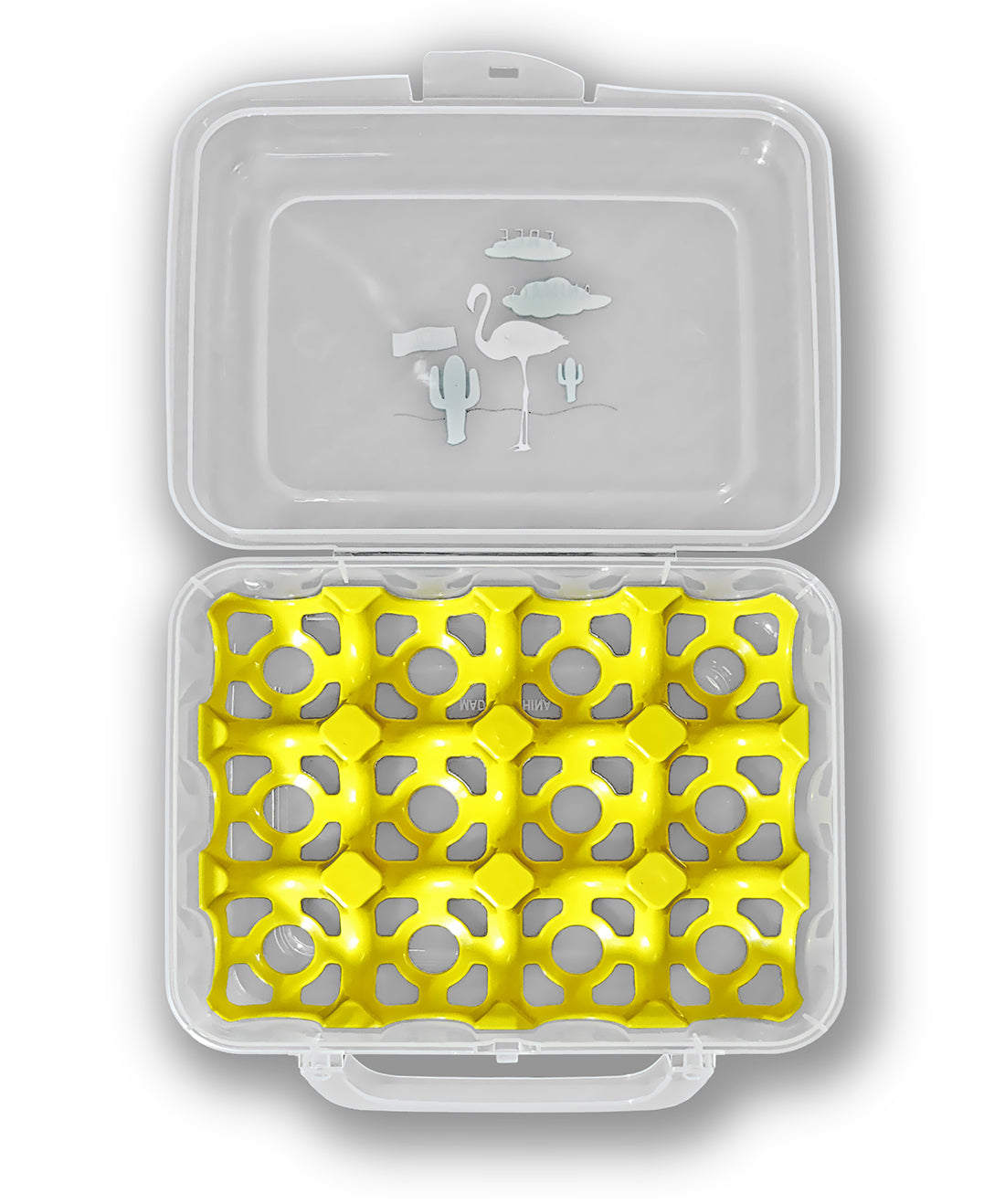 Plastic Egg Tray Box for Fridge Egg Storage Container Basket Crate for Home - EGGTRAY