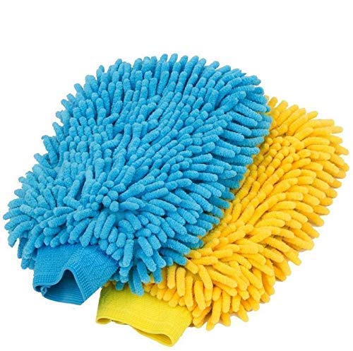 Set of 5 pcs Broom Brush Set with Cleaning Gloves for Home Office and Car - CM5PCBRGLO