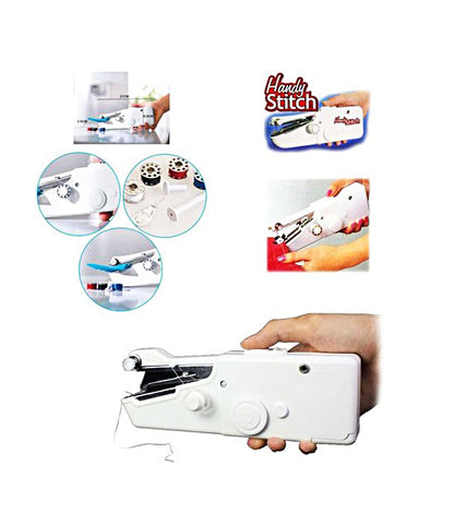 Portable And Cordless Electric Mini Handheld Sewing Machine Handy Stitch Set - HNDSWM