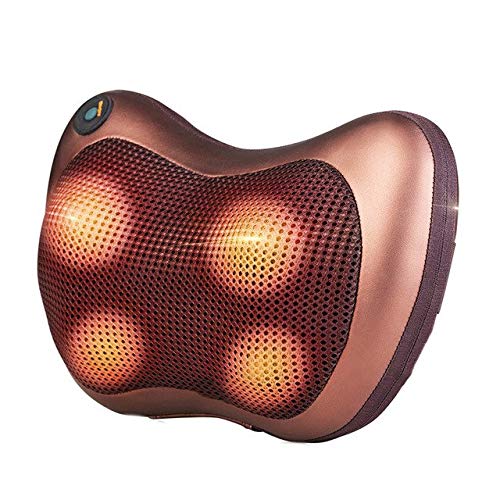 Neck Back Shoulder Heat Pillow Deep Kneading Massager For Car Home Office Massager - MASSAGEPLW