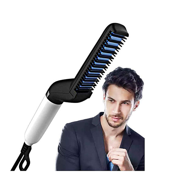 shopper 52 Quick Beard Straightener Styler Multifunctional Hair Curling Curler Show Cap Comb for Men-  MODCOMB