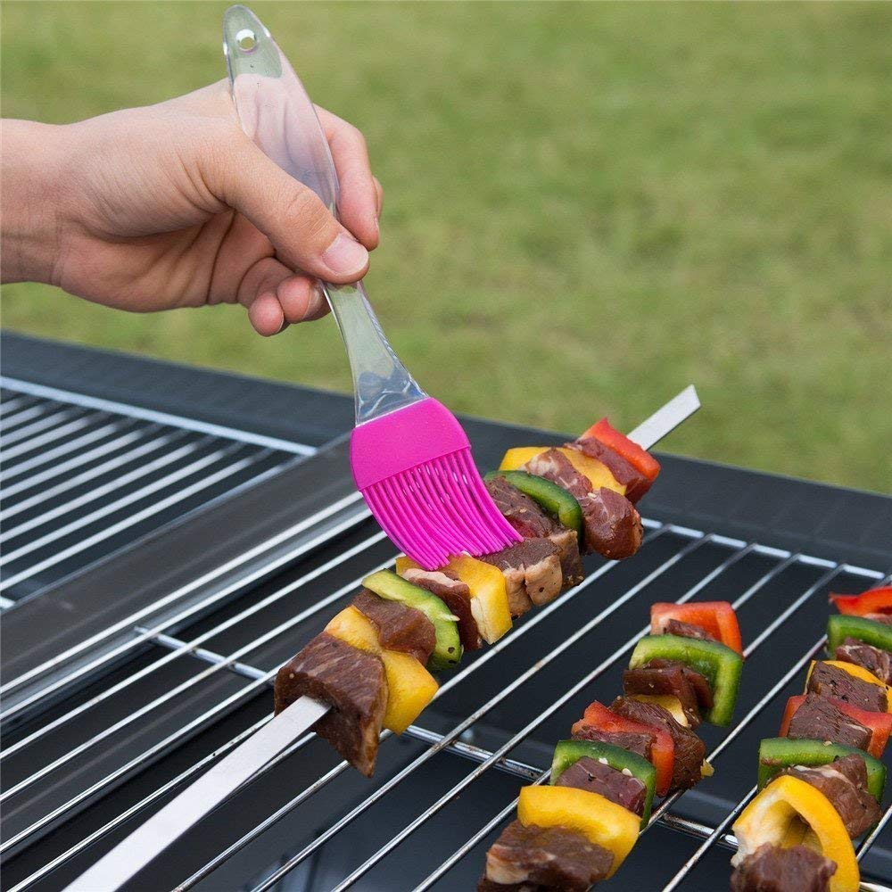 Silicone Spatula and Pastry Brush Set Special for Cake Mixer, Grilling, Tandoor, Cooking, Baking, Glazing, BBQ, Oil Brush for Cooking Silicon Set - SLCBRUSH