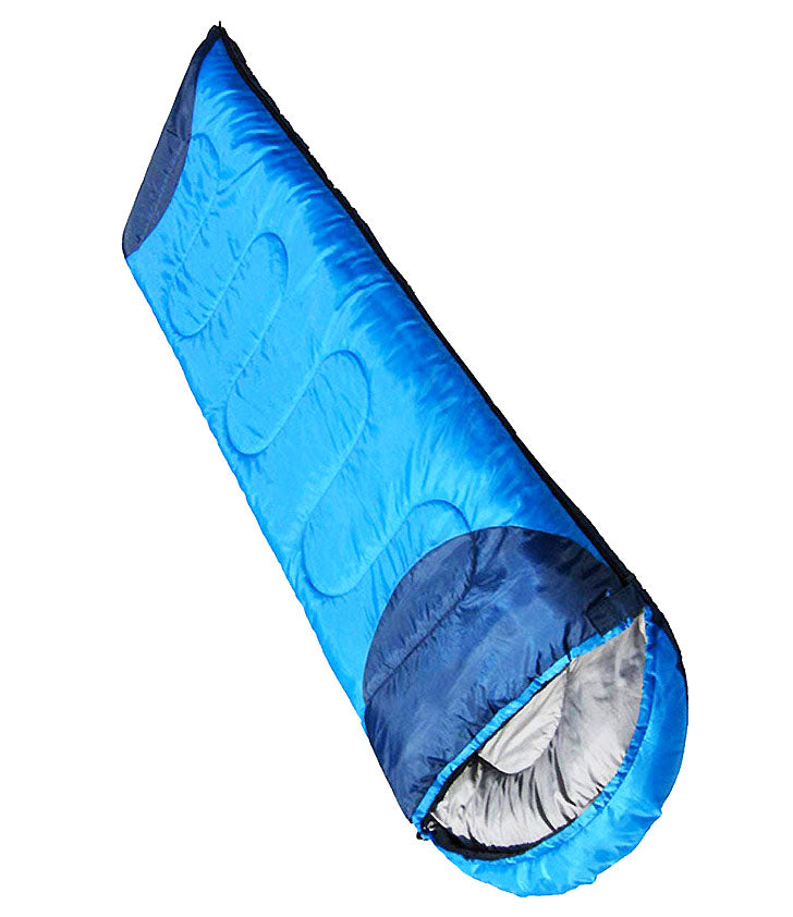 Fabric-Polyester Waterproof Outdoor Hiking Travel Single Thick Carry Bed Camping Bag (Multicolour) - SLEEPINGBAG