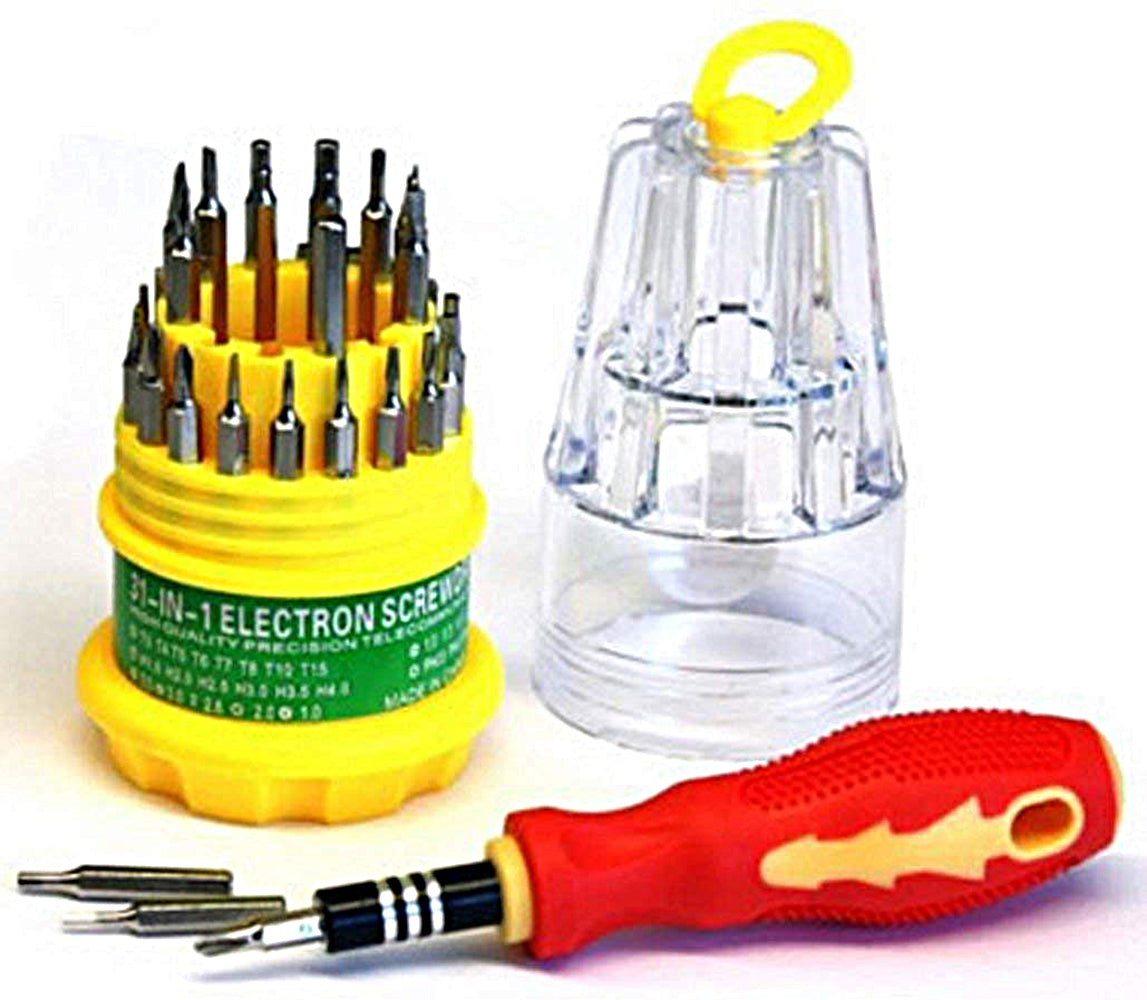 5 in 1 Soft Brush Keyboard Cleaner with 31pc Screwdriver Jackly Set - KEYBD-TLRDJK