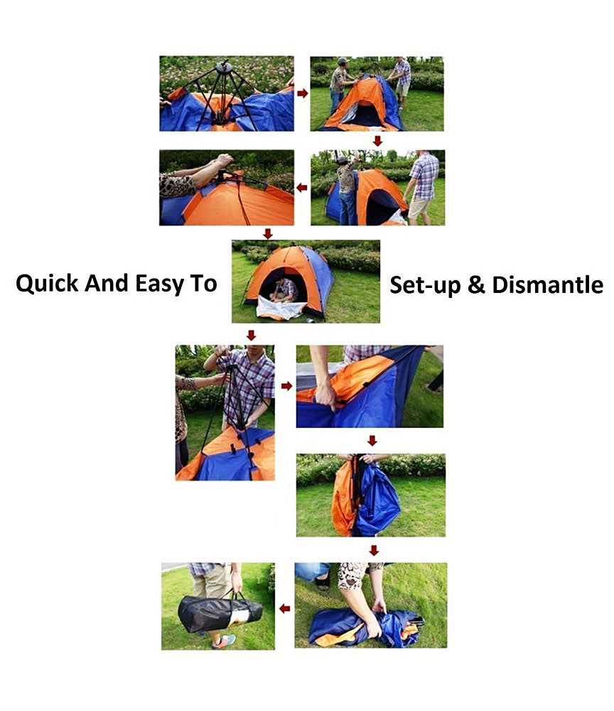 Outdoor Camping Tent Portable Foldable Tent for 8 Person Tent- TNT03