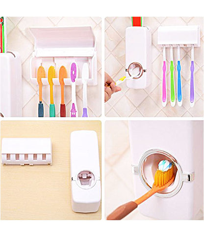 Automatic Toothpaste Dispenser With Detachable Toothbrush Holder - TTHDISK